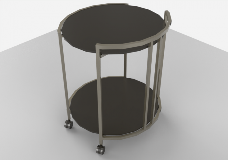 Mesas 3D - Mesita circular 63x63cm - Natuzzi - Galileo -...