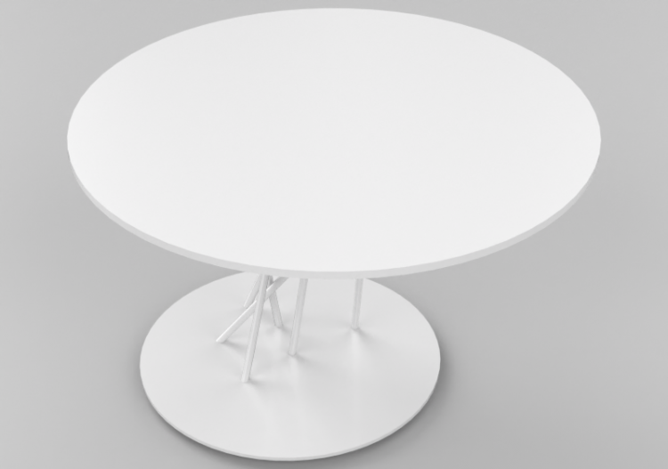 Tables 3D - Petite table circulaire 60x40cm - Natuzzi -...