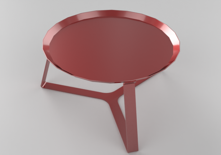 Mesas 3D - Mesita circular 66x33cm - Natuzzi - Viavai -...