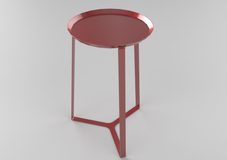 Mesas 3D - Mesita circular 41x61cm - Natuzzi - Viavai -...