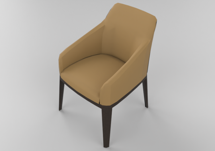3D Chairs - Leather Chair - Natuzzi - Minerva - ACCA...