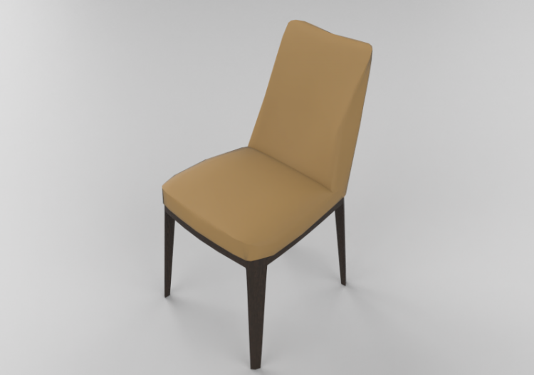 Sillas 3D - Silla en piel - Natuzzi - Vesta - ACCA software