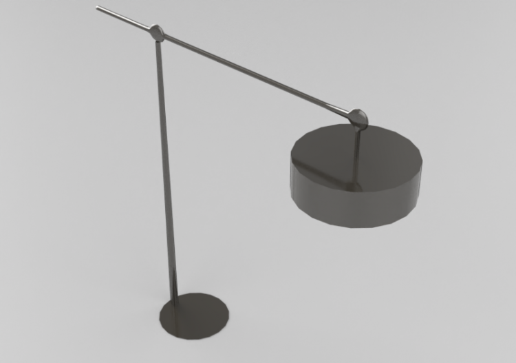 Lâmpada de assoalho 3D - Candeeiro de pé - Natuzzi - Jump -...