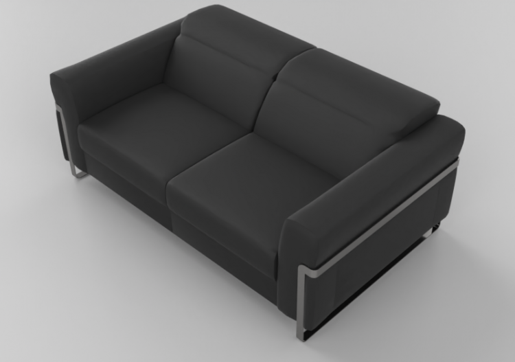 Divans 3D - Canapé deux places en cuir - Natuzzi - Fidelio...