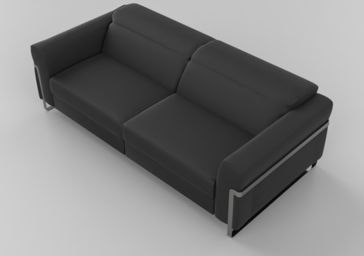 Divans 3D - Canapé deux places en cuir - Natuzzi - Fidelio...