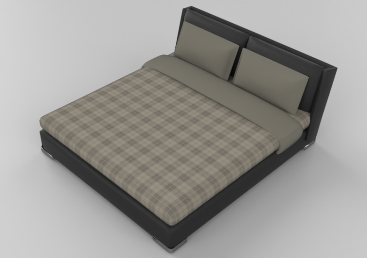 3D Beds - Bed structure 211x234cm - Natuzzi - Fenice - ACCA...