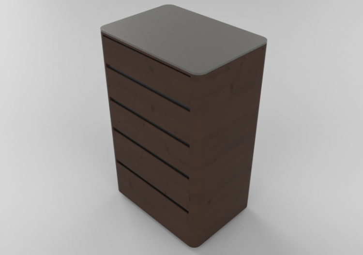 Armarios y Cómodas 3D - Cajonera 70x50cm - Natuzzi -...
