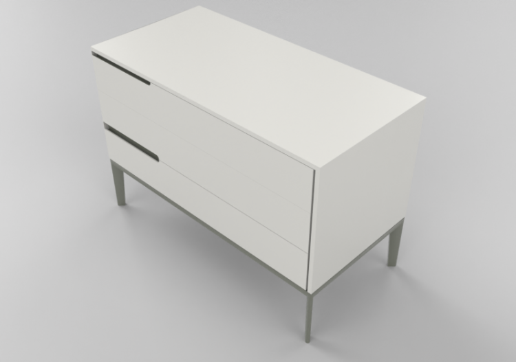 Armários 3D - Cômoda 102x50x70cm - Natuzzi - Mondrian -...