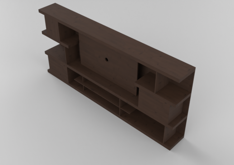 Pareti attrezzate 3D - Sistema componibile 320x146cm -...