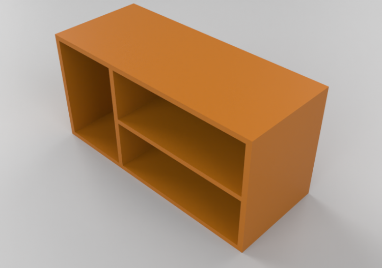 Armários Multiuso De Parede 3D - Sistema componível...