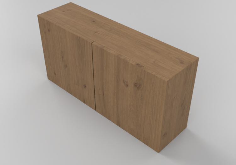 3D Wall Cabinet - Modular system 124x62cm - Natuzzi -...