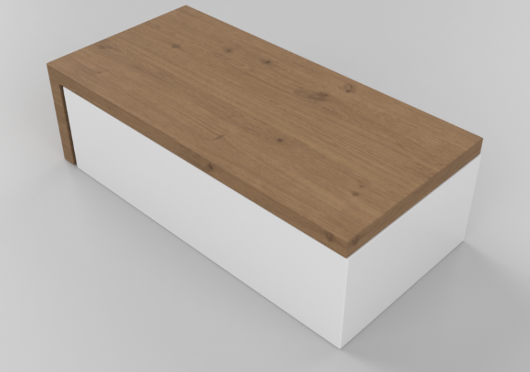 Paredes equipadas 3D - Sistema modular 124x38cm - Natuzzi -...