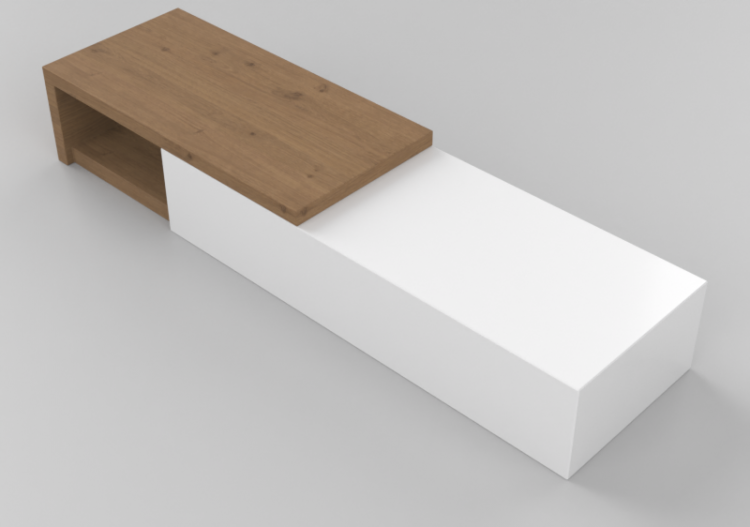 Paredes equipadas 3D - Sistema modular 224x38cm - Natuzzi -...