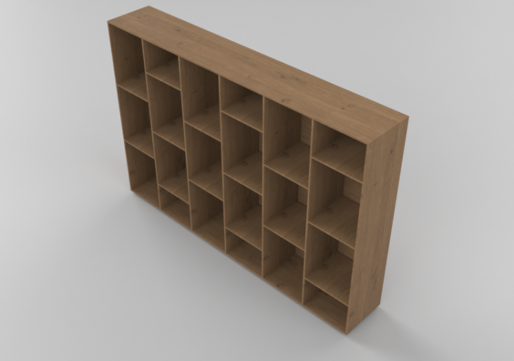 Armários Multiuso De Parede 3D - Sistema componível...