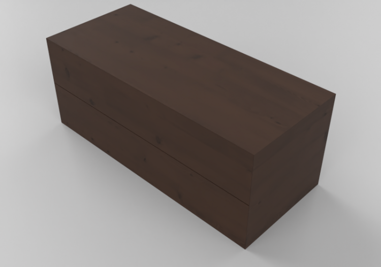 Parois équipées 3D - Système composable 100x42x39cm -...