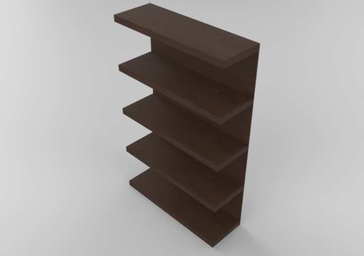 Pareti attrezzate 3D - Sistema componibile 120x190cm -...