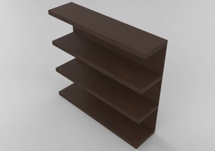 Pareti attrezzate 3D - Sistema componibile 160x145cm -...