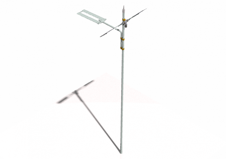 Farolas de calle 3D - Hybrid PV | Wind Street Light - ACCA...