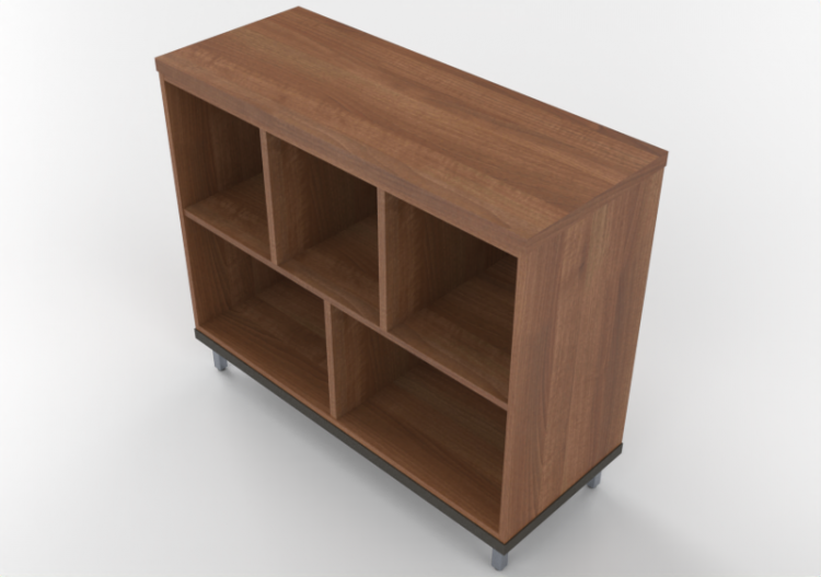 3D Book shelf - Low rack system with extra shelves...