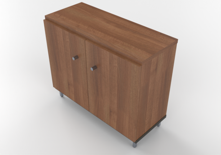 3D Bookshelves and Containers - Low shelf system with...