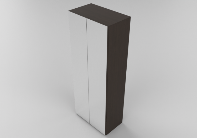Armadi 3D - Armadio 2 ante con specchio 93x55x245cm - ACCA...