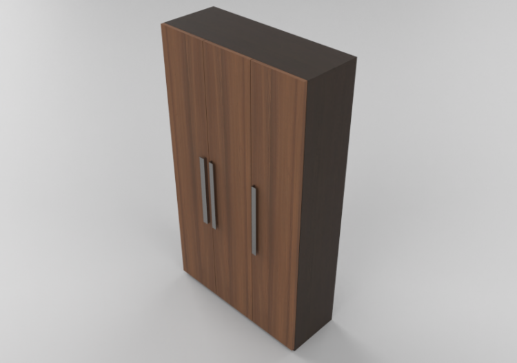 Armoires 3D - Armoire 3 vantaux 138x55x245cm - ACCA...