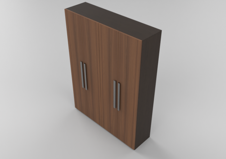 Armadi 3D - Armadio 4 ante 183x55x245cm - ACCA software