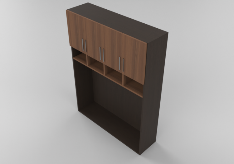Wardrobes and Cabinets 3D - 4 Door Bridge wardrobe...