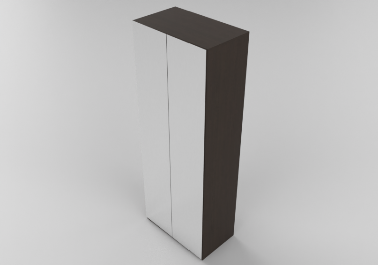 Armadi 3D - Armadio 2 ante con specchio 93x60x250cm - ACCA...
