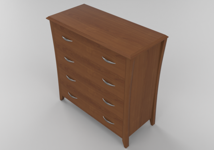 Armários 3D - Baú de gavetas 7 gavetas 48x45x130cm - ACCA...