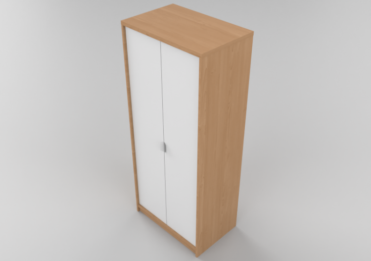 Armarios y Cómodas 3D - Armario 2 hojas 80x52x189cm - ACCA...