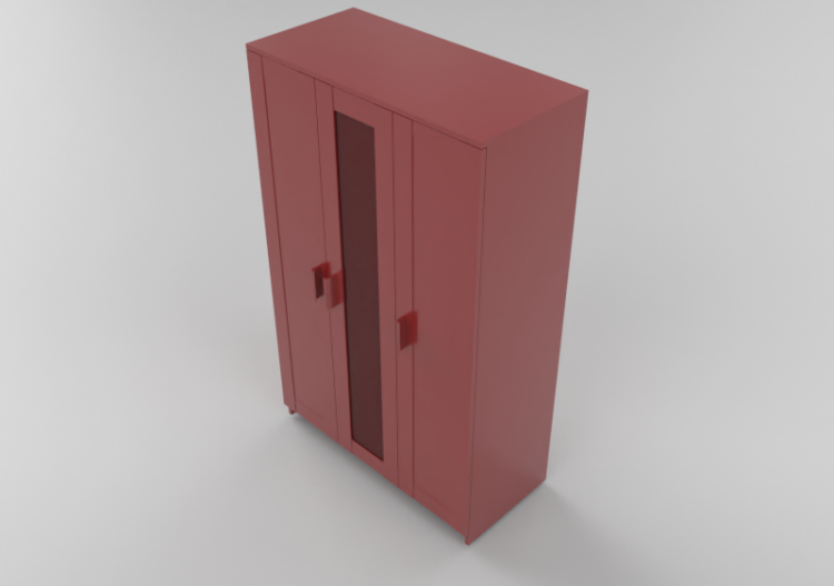 Armadi 3D - Armadio 3 ante 117x60x190cm - ACCA software