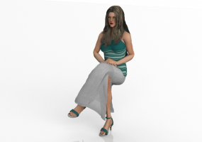 Personas 3D - Pamela