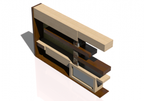 Pareti attrezzate 3D - TV Wall Cabinet with fireplace