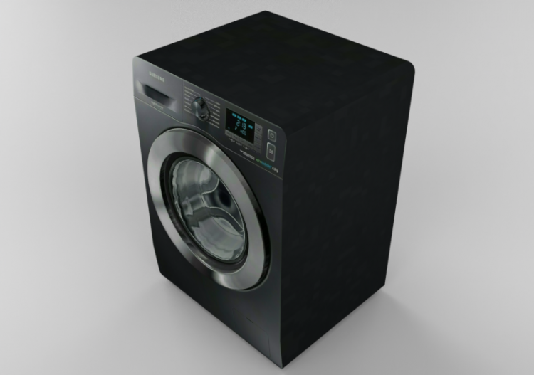 3D Electrical Appliances - Front loading washing Machine...
