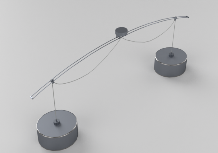 Lampada a sospensione 3D - Lampada 248x100cm – Lumina –...