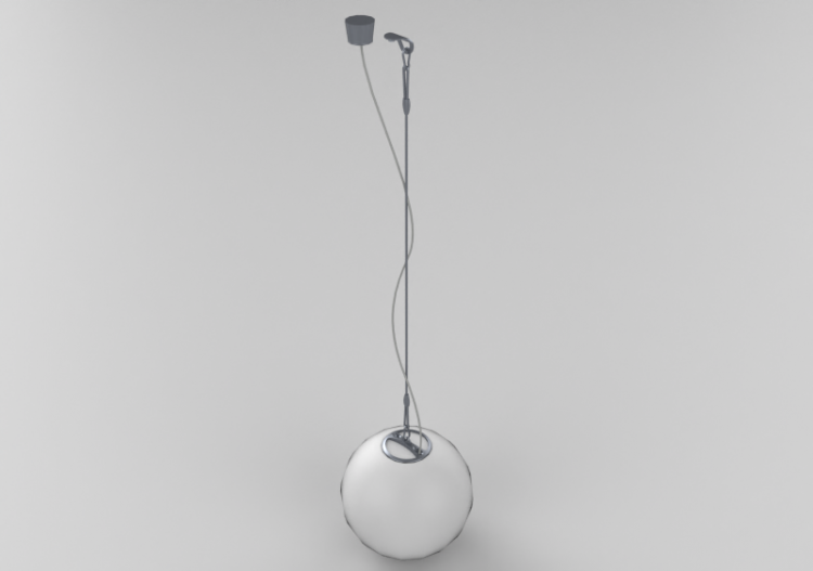 3D Ceiling Lamp - Lamp 140cm – Lumina – Perla Mono - ACCA...