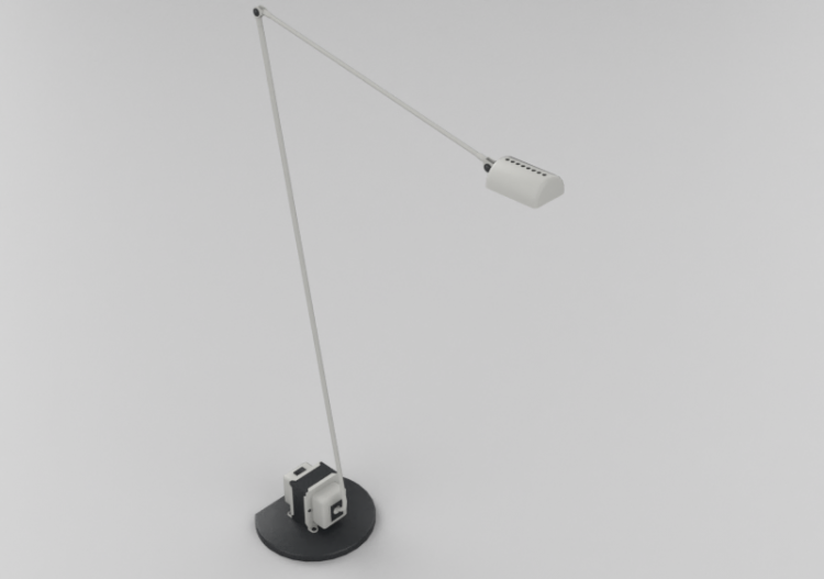 Lâmpada de assoalho 3D - Lâmpada 91cm – Lumina – Daphine -...