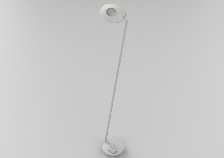 Lâmpada de assoalho 3D - Lâmpada 180cm – Lumina – Zeta -...