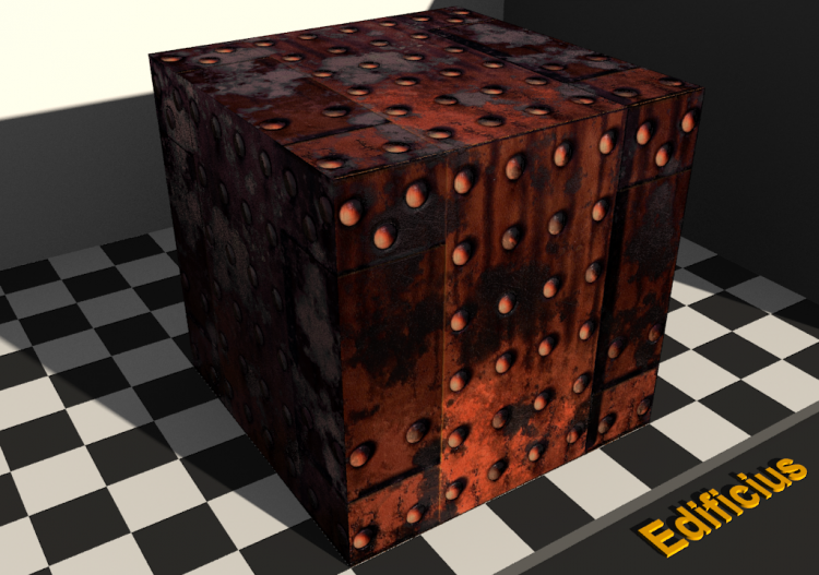 Texture - Rusty Metal Plate - ACCA software