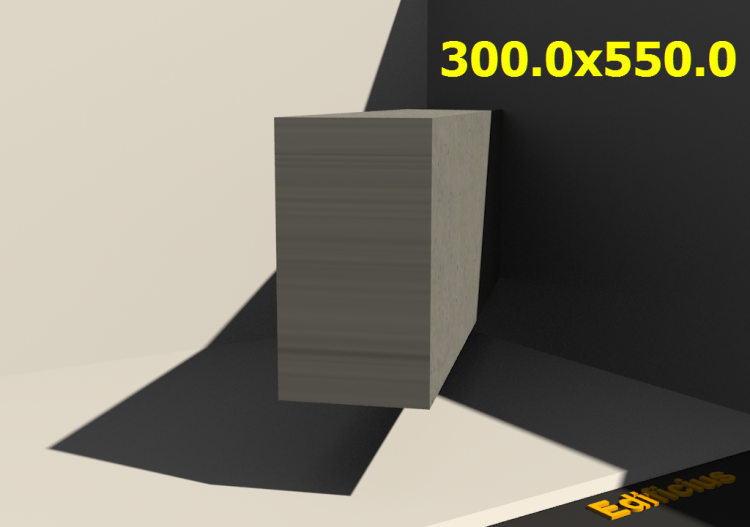 Seções 3D - 300 x 550 - ACCA software