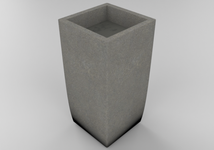 3D Sitzbänke und Pflanzengefäße - Vase für Blumen und...