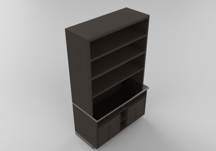 3D Counter Desks - Linear Counter 150x250cm - ACCA software