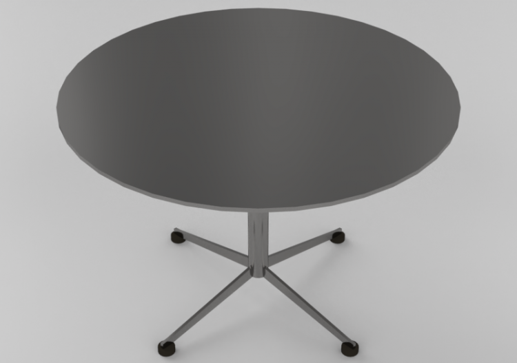 3D Coffe Tables - Round table - ACCA software