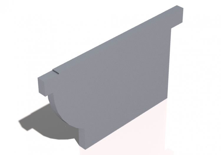 Chiusura per Grondaia [Profilo 02] 100x140mm - ACCA...