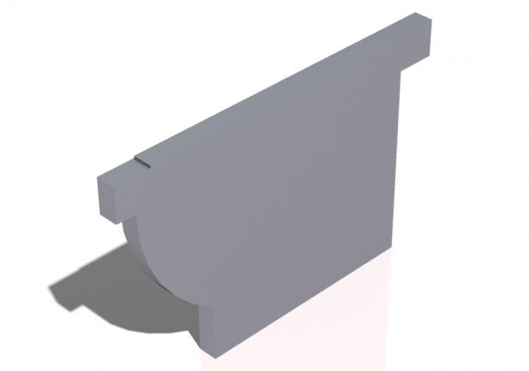 Chiusura per Grondaia [Profilo 02] 100x120mm - ACCA...