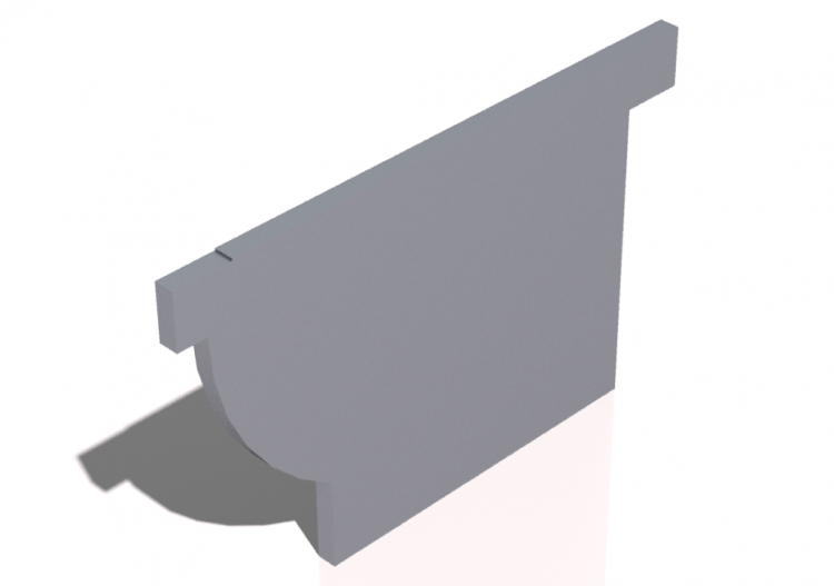 Chiusura per Grondaia [Profilo 02] 150x180mm - ACCA...