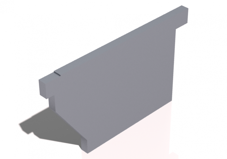 Chiusura per Grondaia [Profilo 03] 100x140mm - ACCA...