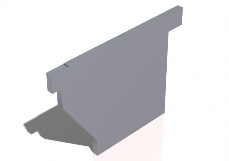 Chiusura per Grondaia [Profilo 03] 100x140mm - ACCA...