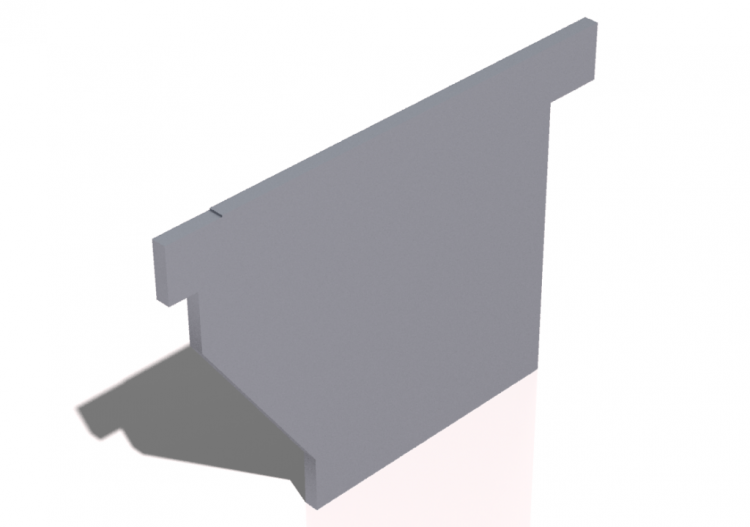 Chiusura per Grondaia [Profilo 03] 200x200mm - ACCA...
